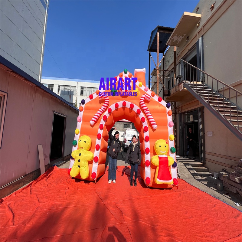 holiday decorated inflatable entrance arches for Christmas Aiyate