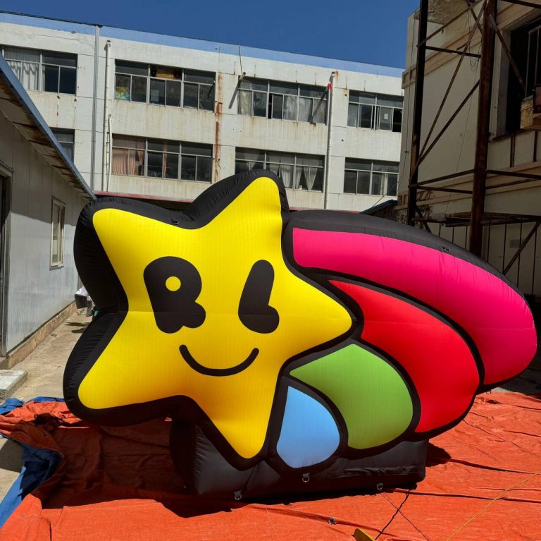 2m inflatable star logo board inflatable advertising logo