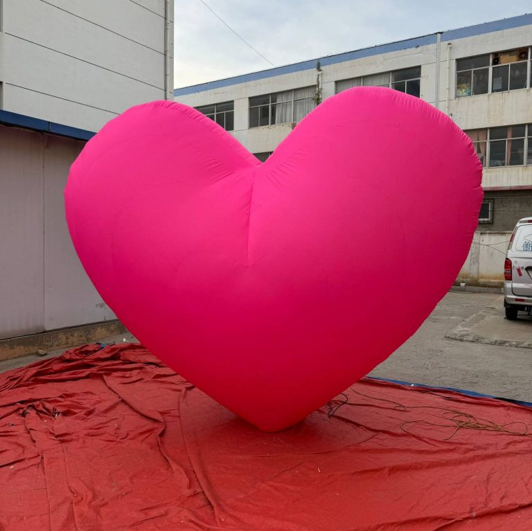 inflatable pin heart 3m inflatable heart balloon
