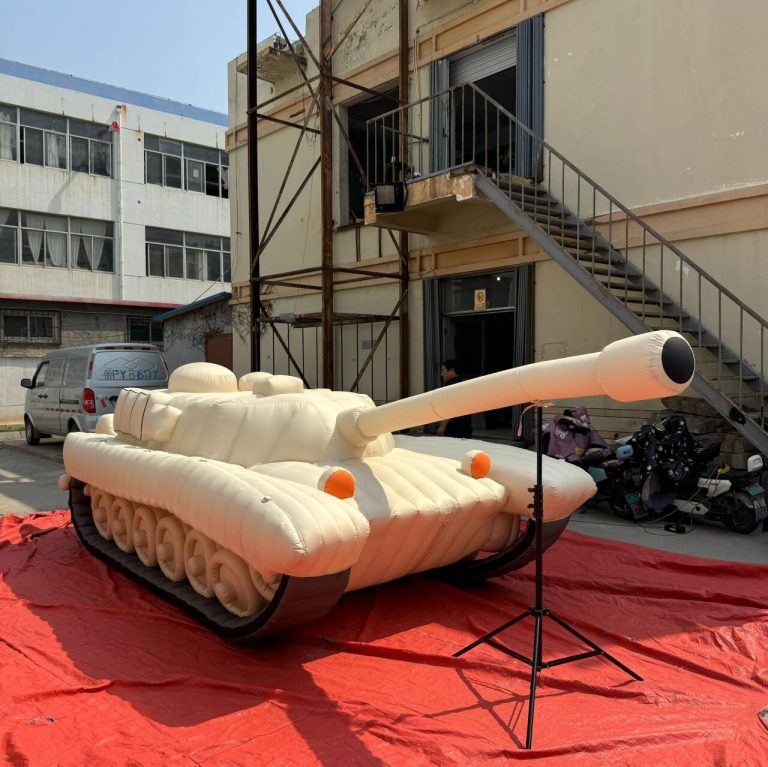 6m inflatable tank model inflatable education and exhibition military tank