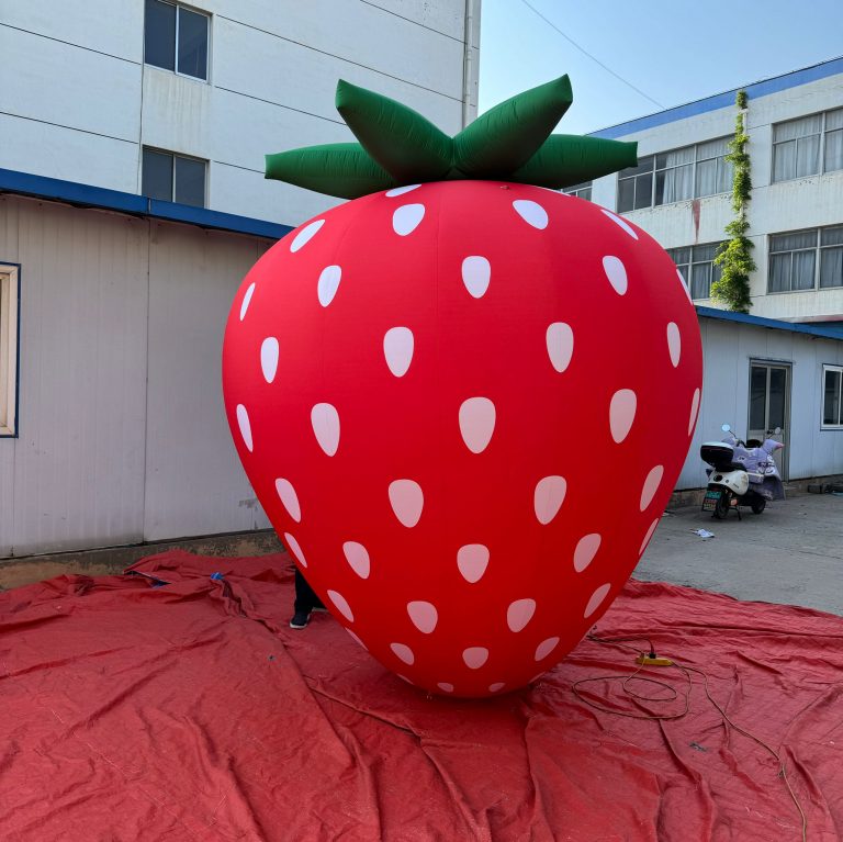 inflatale strawberry inflatable giant summer fruit for event