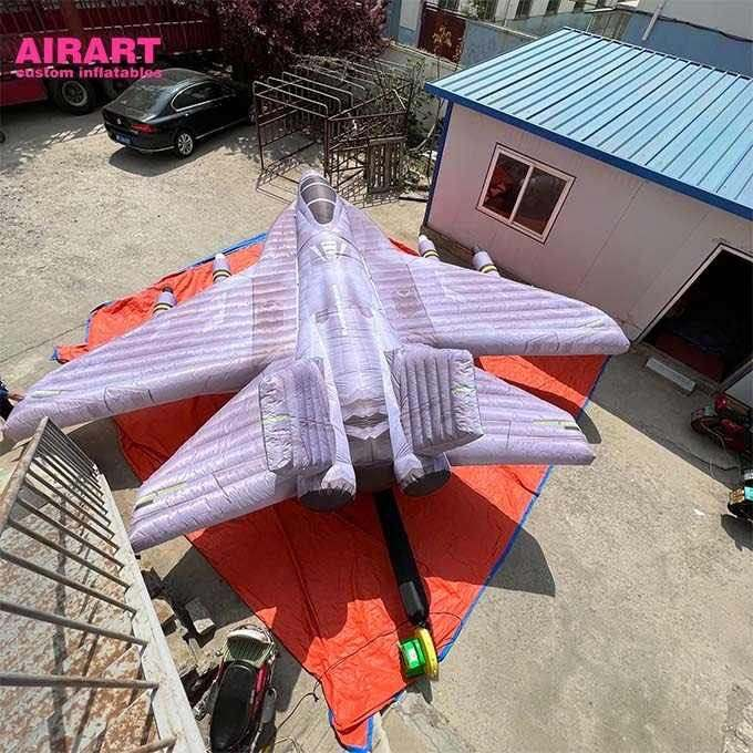 inflatable fighter plane giant inflatable Fighter aircraft model for display