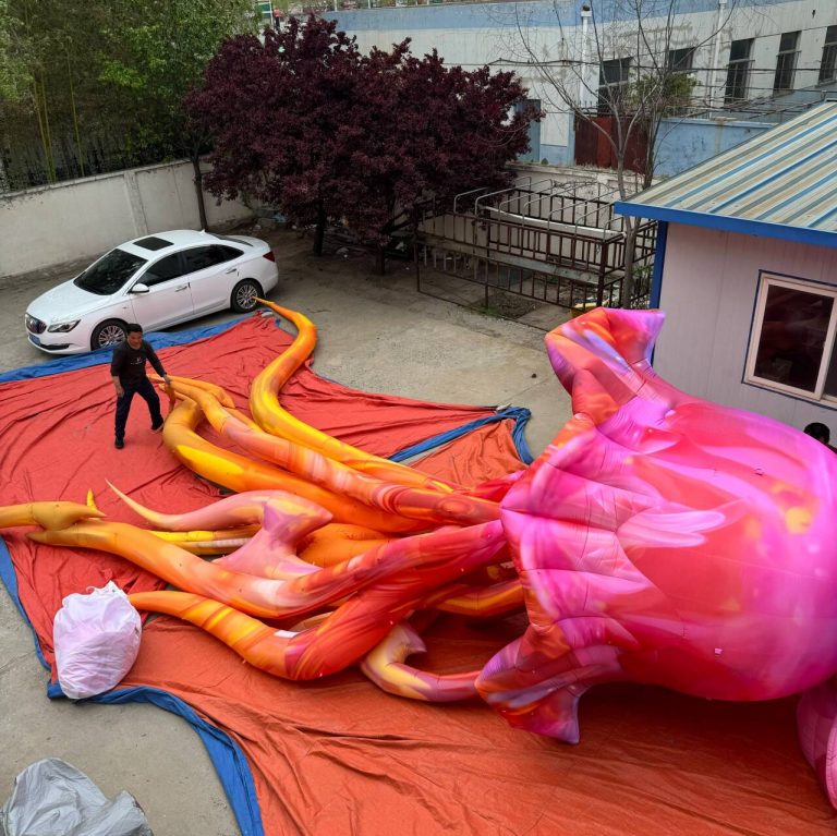 14m long giant inflatable jellyfish inflatable stage decoration balloons