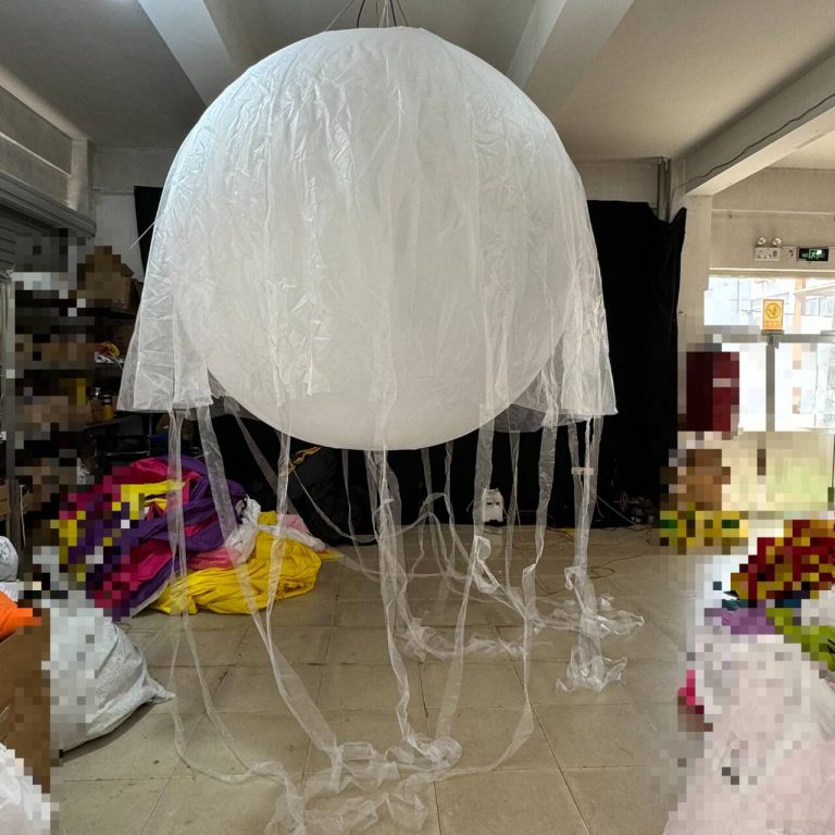 lighting inflatable jellyfish balloons for ceiling decoration