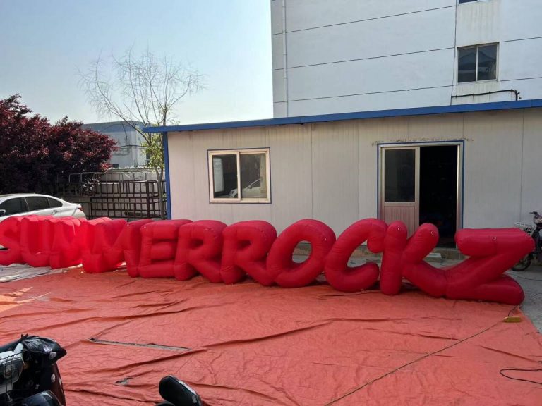 11m long inflatable logo board inflatable letter signs