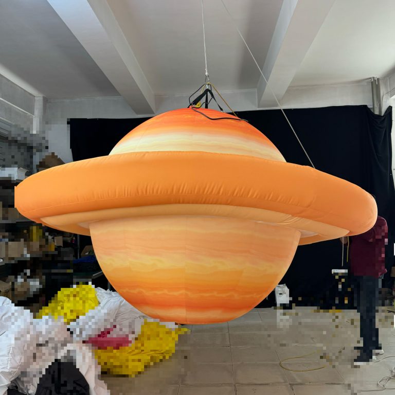 2m inflatable Saturn inflatable planets balloon