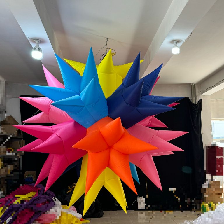 colorful inflatable star balloons for decoration