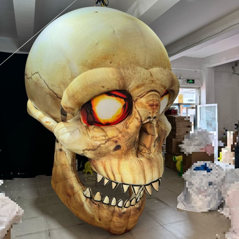 3m inflatable skull head inflatable Halloween party decoration