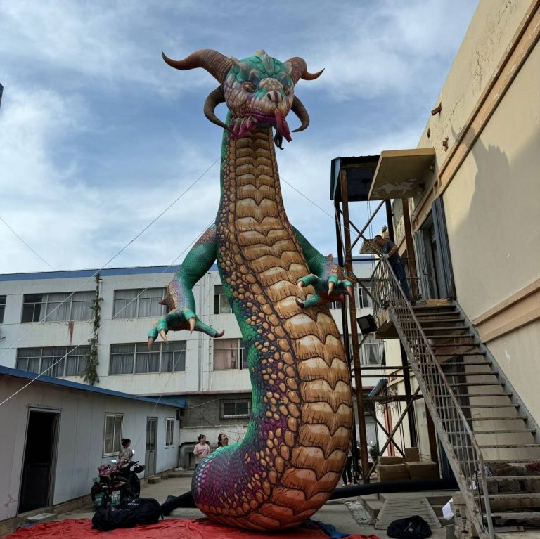 giant inflfatable stage decoration snake dragon inflatable stage backrgound decor