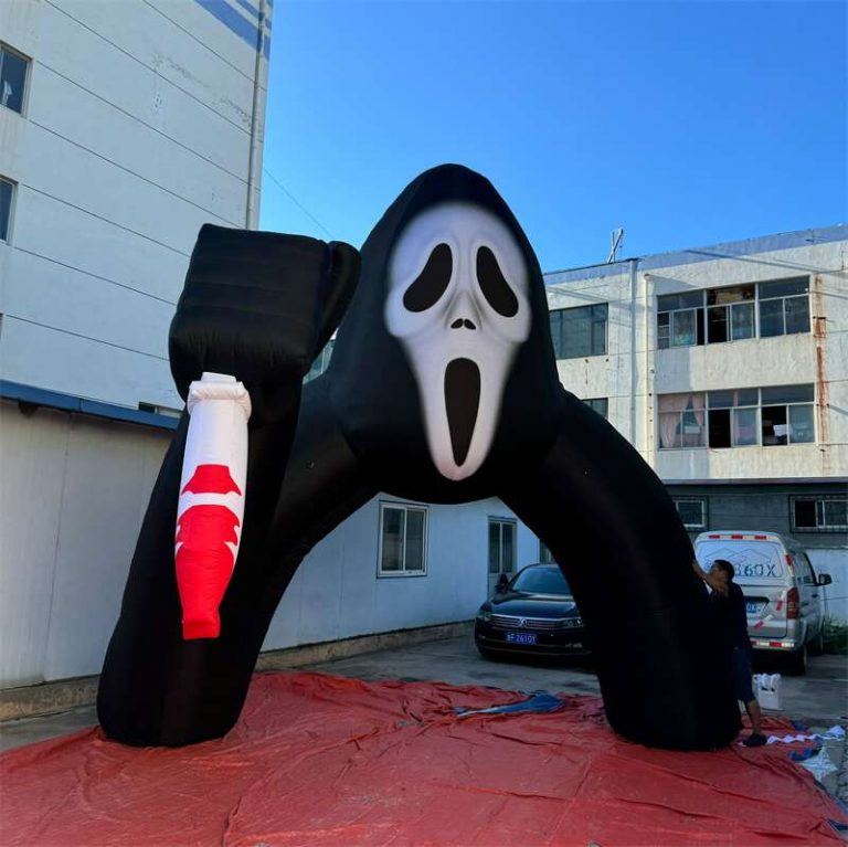 5M inflatable Holloween ghost arch for party entrance