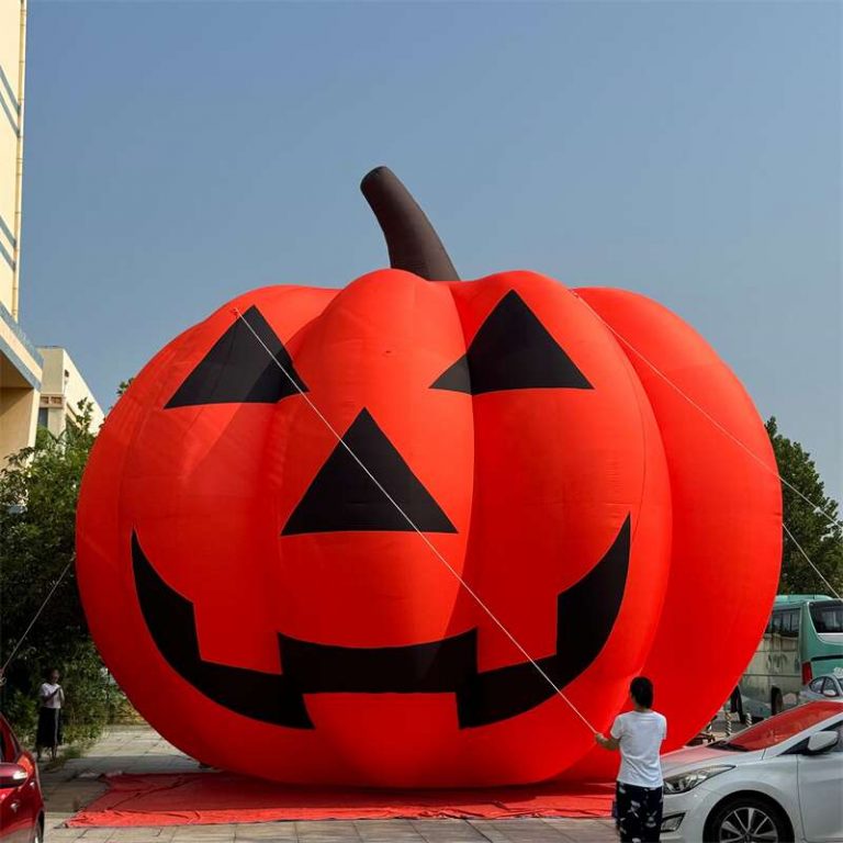 10m giant inflatable pumpkin balloon for Halloween